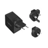 Mobiele oplader LogiLink PA0302 universeel zwart AC-snelladen