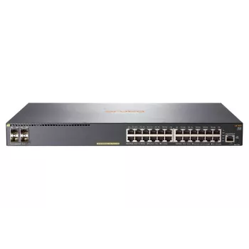 HPE - Aruba Series - switch - 2540 24G PoE+ 4SFP+ - managed - 24 x 10/100/1000 (PoE+) + 4 x 10 Gigabit Ethernet / 1 Gigabit Ethernet SFP+ - desktop, rackmontage, wandmontage