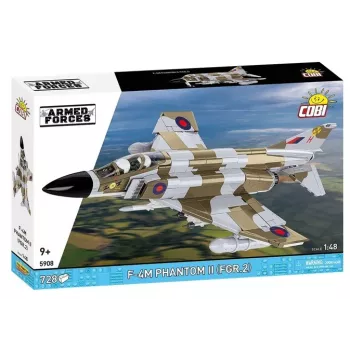Cobi Blocks F-4M Phantom II militair vliegtuigmodel, 728-delige constructieset