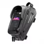Rockbros B68-1 fietstas frametas telefoonhoesje 1,7 l zwart