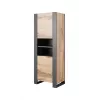 WOOD stellingkast 65x40x170,5 Wotan-eiken + antraciet