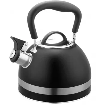 Waterkoker Maestro MR-1336 1,8 L, roestvrijstalen behuizing, zwart koel handvat