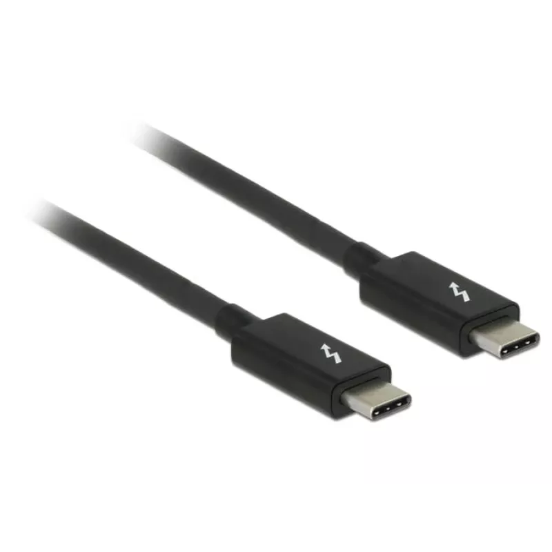 Thunderbolt-kabel DeLOCK 84845 1 m 20 Gbit/s zwart