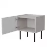 Nachtkastje Cama LUCCA, cama meble, 47x40x52 cm, cashmere, MDF/spaanplaat, set van 2