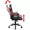 Bureaustoel Subsonic SA5573-IM1 gevoerde zitting gevoerde rugleuning wit