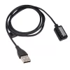 Akyga AK-SW-33 magnetische laadkabel voor Suunto 9 / D5 / Spartan Sport, USB-A, 1 m, zwart