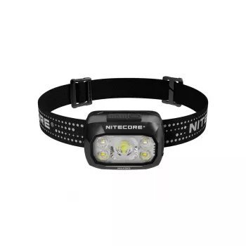 Hoofdlamp Nitecore NU30 — compacte, draagbare LED-hoofdlamp, tot 500 lumen, meerdere vermogensstanden, roodlichtmodus