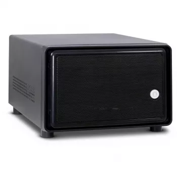 Inter-Tech SC-2100 - Small Form Factor (SFF) - pc - zwart - Mini-ITX - staal - activiteit - alarm - HDD - netwerk - stroom (88887285)