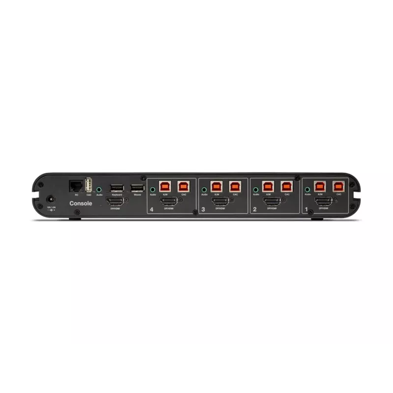 Belkin 4P Single Head DP/HDMI naar DP/HDMI Video Secure DT KVM-switch PP4.0 (F1DN104KVM-UN-4)