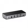 Satechi Triple 4K Display bedrade dock zwart zilver 4K Ultra HD 60 Hz