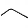 Barrow hardtube 90° 630mm voor 14/12mm tubes, model TDWB-14, zwart