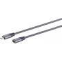 USB-kabel S/CONN 13-46010 USB 3.2 Gen 2x2 0,5 m zwart
