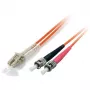 Equip LC/ST glasvezel-patchkabel, OS2, 5.0m, 5 m, OS2, LC, ST
