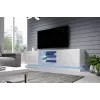 Cama TV-kast QIU 200 MDF wit glanzend/wit glanzend
