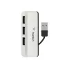 Belkin USB 2.0 4-poorts travel hub, zilver, F4U021bt