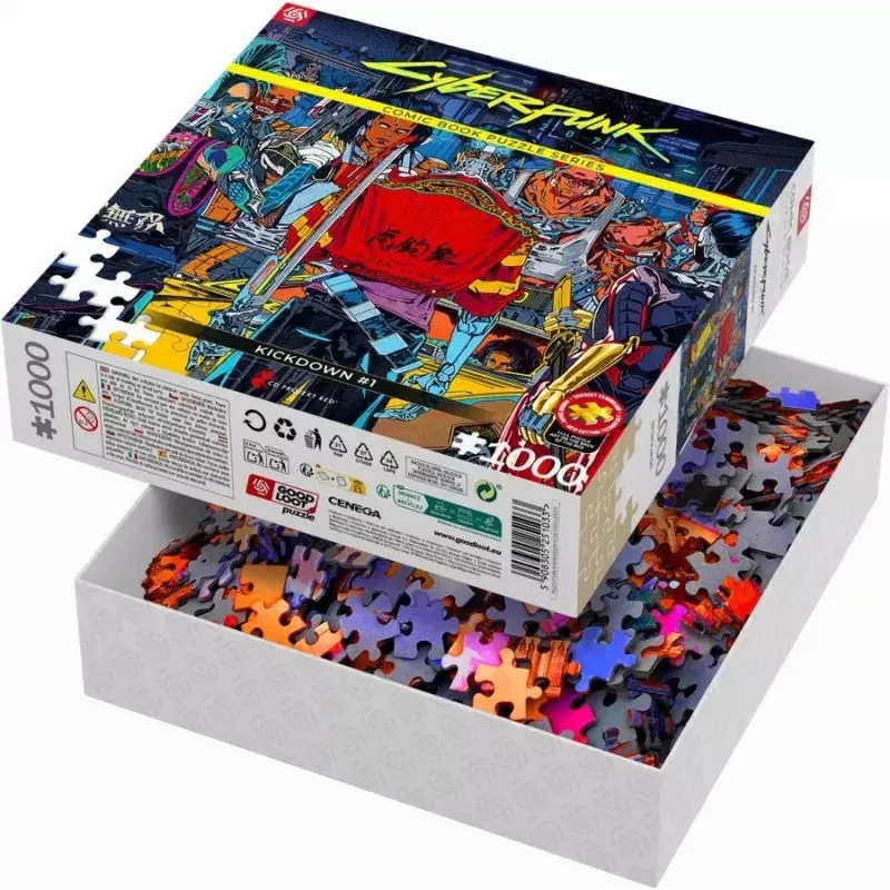 Good Loot Comic Book Puzzle: Cyberpunk 2077 Kickdown, 1000 stukjes