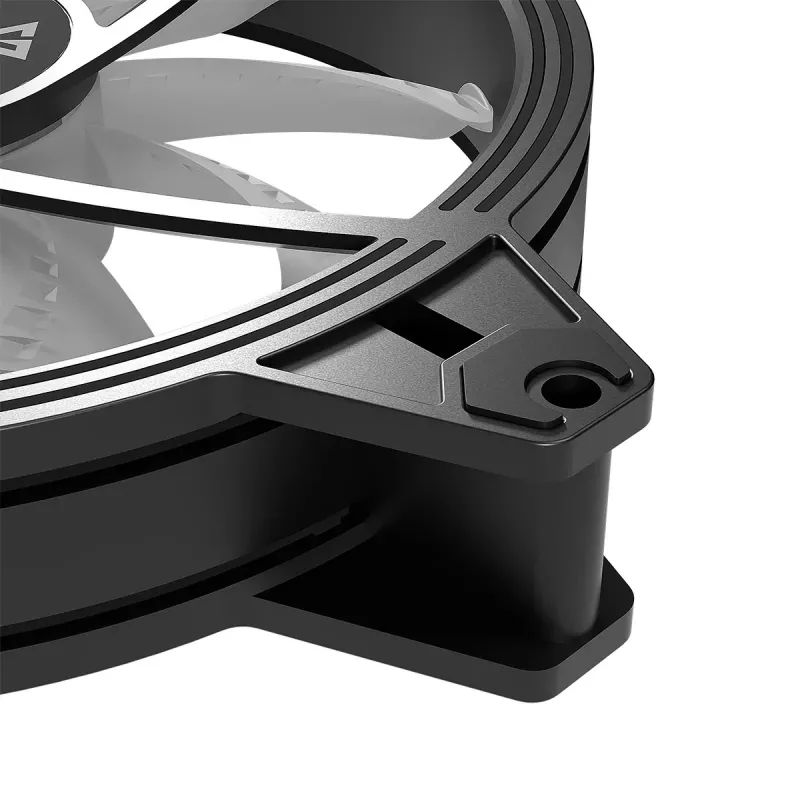 Computerventilator MODECOM VOLCANO APEX 140 ARGB zwart Reverse 140 mm