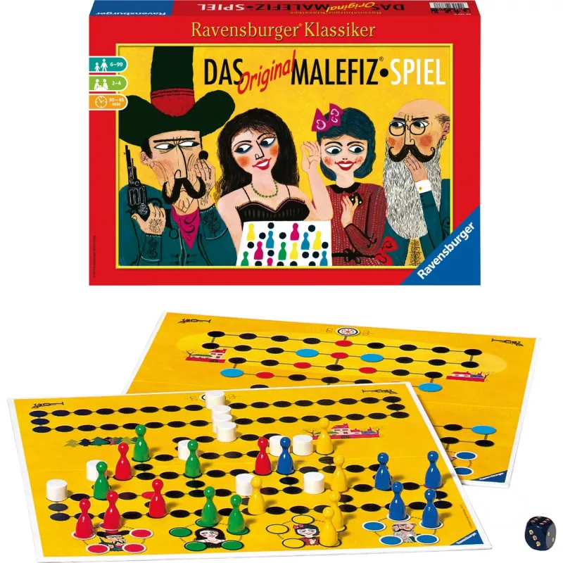 Het originele Malefiz-spel, bordspel