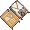 Koffer handbagage Rivacase Clark ECO 8181 — compacte handbagagekoffer, zwart