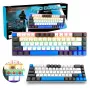 Mechanisch toetsenbord MEDIA-TECH MT1259 Red Core MX60, 60% formfactor, CHERRY MX Red schakelaars, RGB-achtergrondverlichting, USB, high-profile toetsen