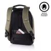 XD-Design Bobby Hero Small rugzak casual rugzak groen PU-leer