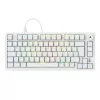 Sharkoon SGK25 75% QWERTZ USB bedrade RGB LED toetsenbord wit
