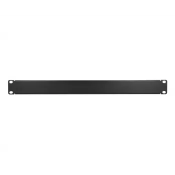 Rack-blindplaat Extralink Front Blank Panel 1U 19 inch zwart, stalen behuizing