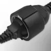 Netadapter QOLTEC 53906 IEC 320 C14 naar SCHUKO 16A 250V