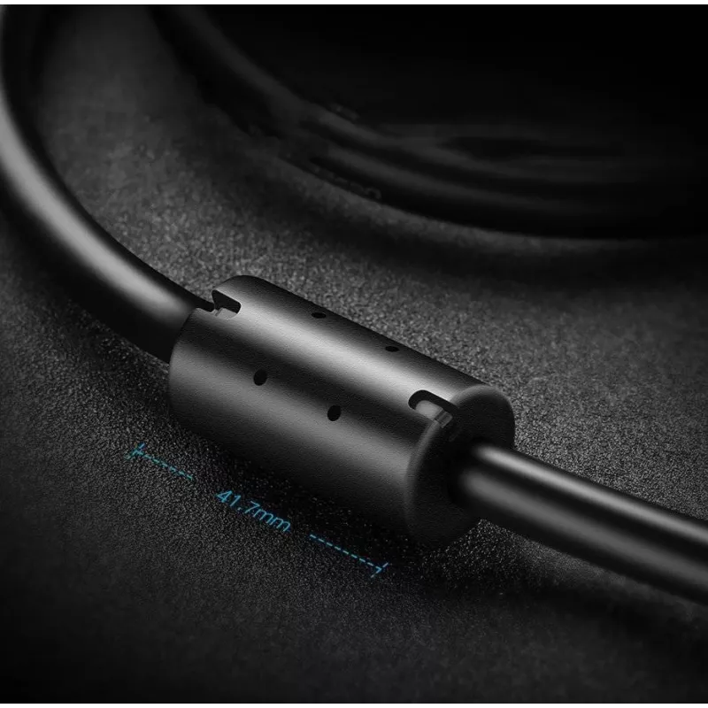 USB-kabel UGREEN US132 Mini-USB 1 m — zwart, 480 Mbit/s, snel laden