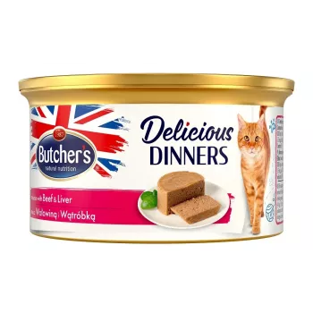 BUTCHER'S Classic Delicious Dinners rund met lever