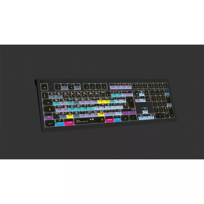 Logickeyboard ASTRA 2 toetsenbord USB QWERTY Engels zwart full-size 104 toetsen