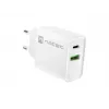 Netvoedingssnellader NATEC RIBERA 12V 20W USB-C PD 3.0 + USB-A Samsung AFC wit