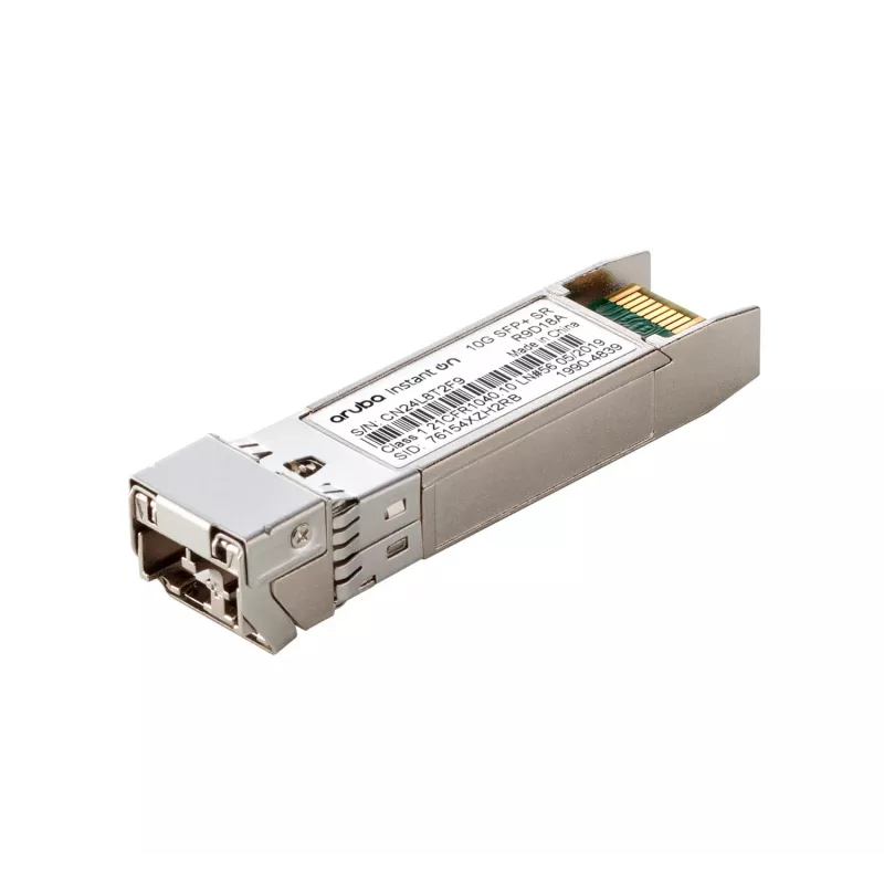 HPE Networking Instant on 10G SFP+ LC SR transceiver voor verbindingen tot 300 meter (R9D18A)