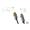LogiLink CDA0107 videokabel-adapter 2 m DisplayPort HDMI zwart grijs