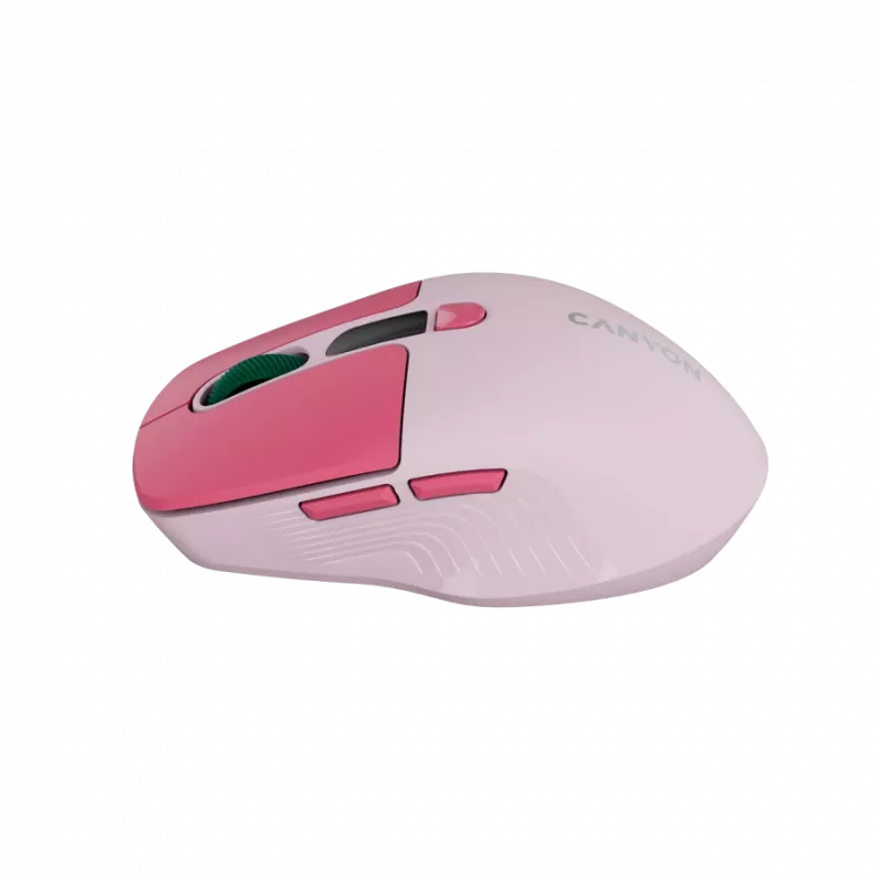 Canyon MW-26 - 2in1 draadloze optische muis Bluetooth / 2,4 GHz - stil - roze