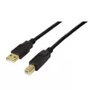 USB-kabel LogiLink UA0264 USB 2.0 10 m USB A USB B zwart