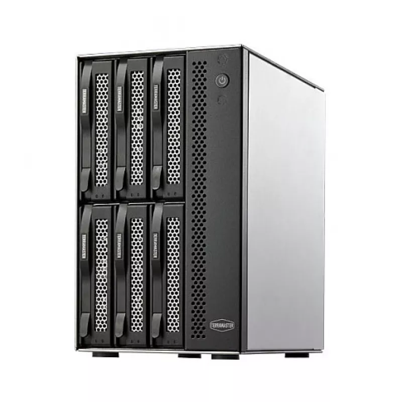 TerraMaster D6-320 disk array desktop zwart 6 schijven HDD SSD