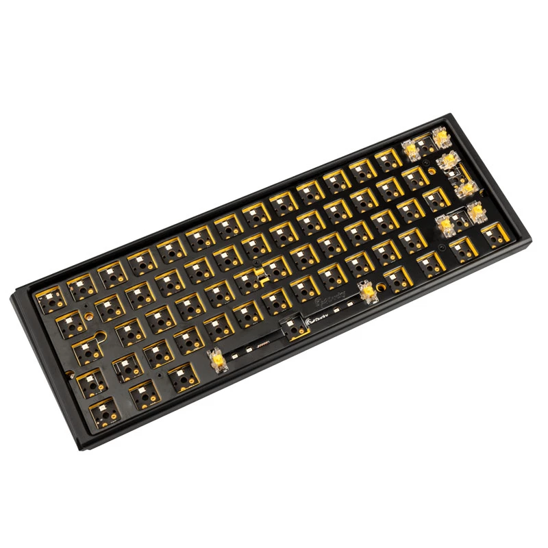 Ducky One 3 Hot-Swap Barebone Mini-toetsenbord Gaming USB US Engels zwart