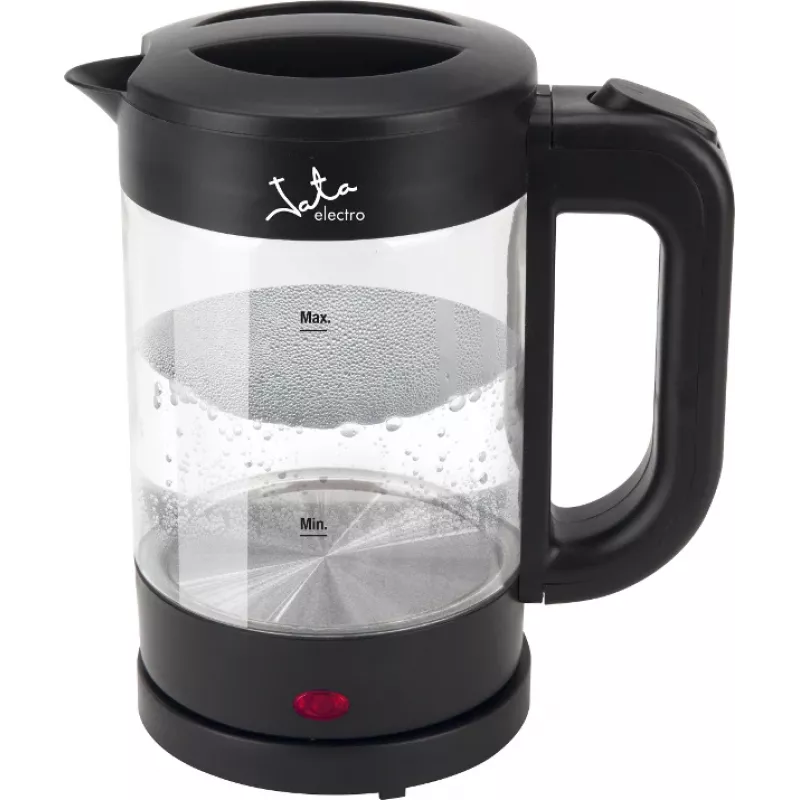 Jata HA702 waterkoker, 1,2 l, 1500 W, borosilicaatglas, snoerloos, zwart