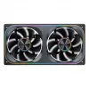 Jonsbo ZA-240 Infinity Mirror ARGB PWM-ventilator met omgekeerde bladen, 240 mm, zwart