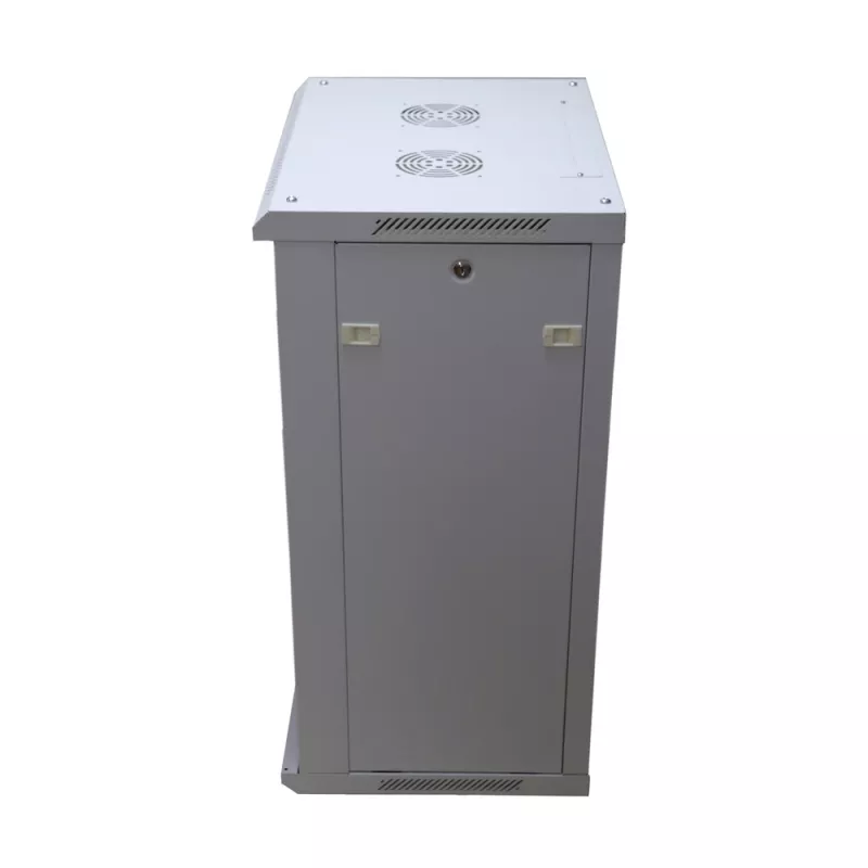 Wandmontage-kast Extralink rackmount-behuizing 18U 600x600 grijs sleutelslot