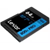 SDXC-flashgeheugen Lexar 64 GB UHS-I 800xPRO — Class 10, U3, V30, 150 MB/s