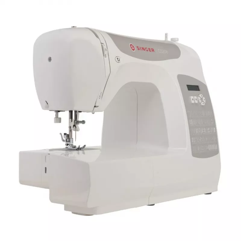 Computergestuurde naaimachine SINGER C5205 elektrisch grijs wit 1 stap