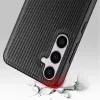 nevox StyleShell NYLO 2469 hoesje voor Samsung Galaxy S25+, polycarbonaat/TPU/nylon, zwart