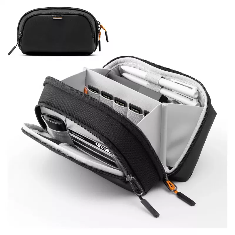Kabeltas Inateck AB03011 zwart — organisertas 23,5×14×9,5 cm