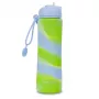 Drinkfles cool pack siliconen drinkfles Z14770 600 ml meisjes blauw