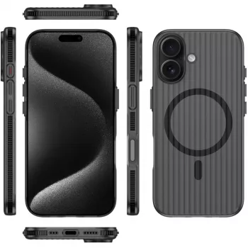 Cover 4smarts 541639 voor iPhone 17 16 cm (6,3 inch) zwart transparant