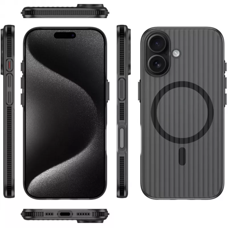 4smarts 541639 Design Case Aero hoes voor iPhone 17, zwart