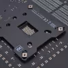 Backplate Alphacool 13071 roestvrijstaal zwart 90mm