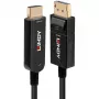 Lindy 10m Fibre Optic Hybrid DisplayPort 1.2 naar HDMI 18G kabel
